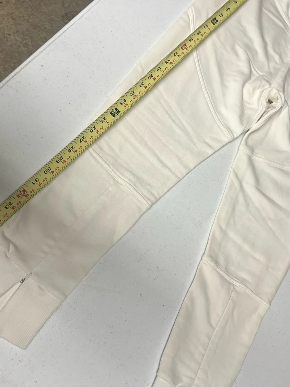 Wilson Men's Cream Athletic Sweatpants with Subtle Logo